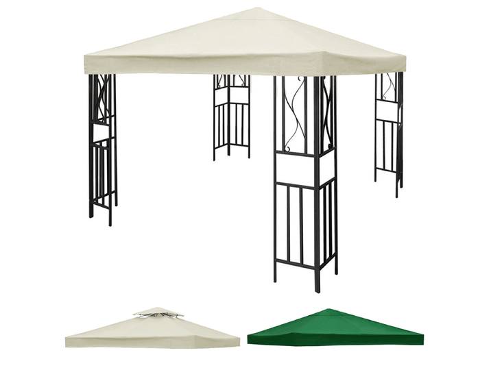 Sun Garden Gazebo Top Cover, Tente de remplacement, CanAmendements, Couverture supérieure, Quatre coins, Pliable, Anti-UV, 3x3m