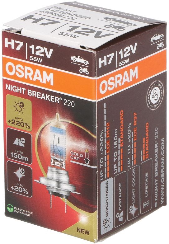Glühlampe, Fern-/Tagfahrleuchte NIGHT BREAKER® 220 ams-OSRAM 64210NB220