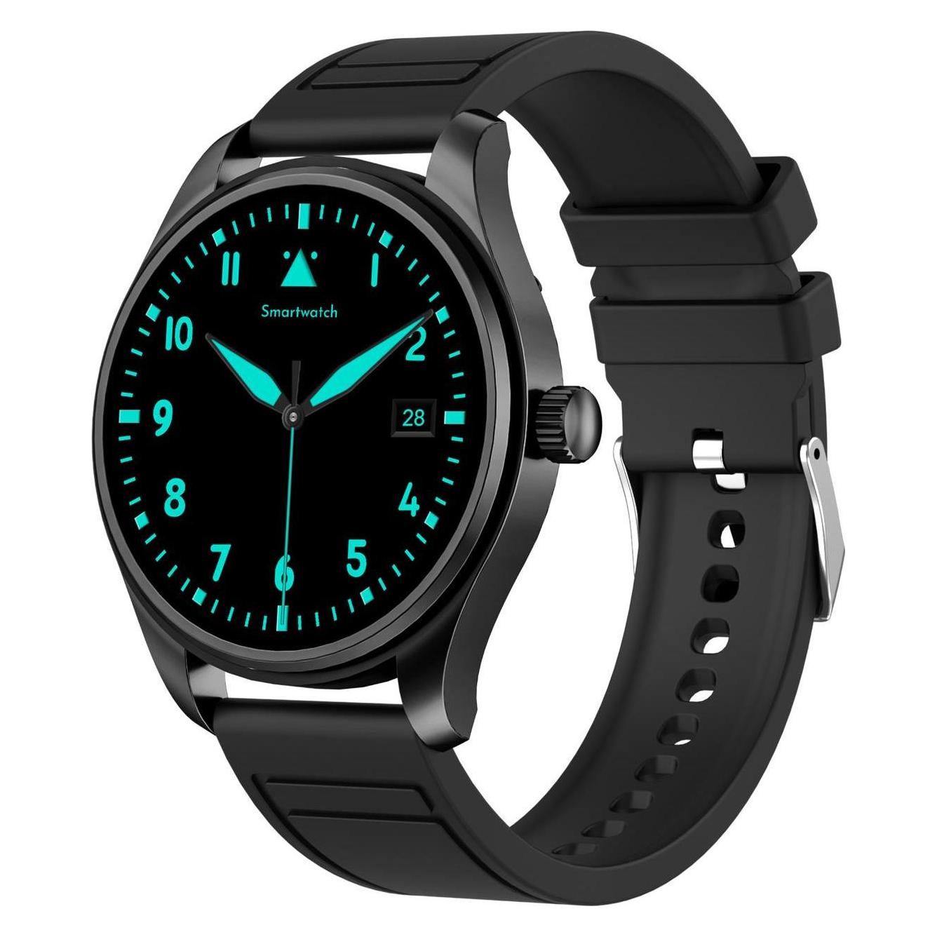 Celly SMARTW CURVE AMOLED 1.32 (33.53 mm, ohne SIM) (TRAINERROUND3BK)