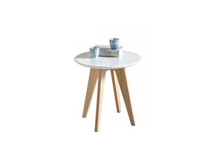 Table Basse - ANIS - Scandinave Moderne - Bois Laqué - Carré 40x40x40cm