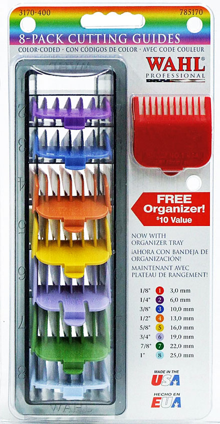 Wahl Professional Aufsteckkamm-Set - 8 St. bunt 3170-400