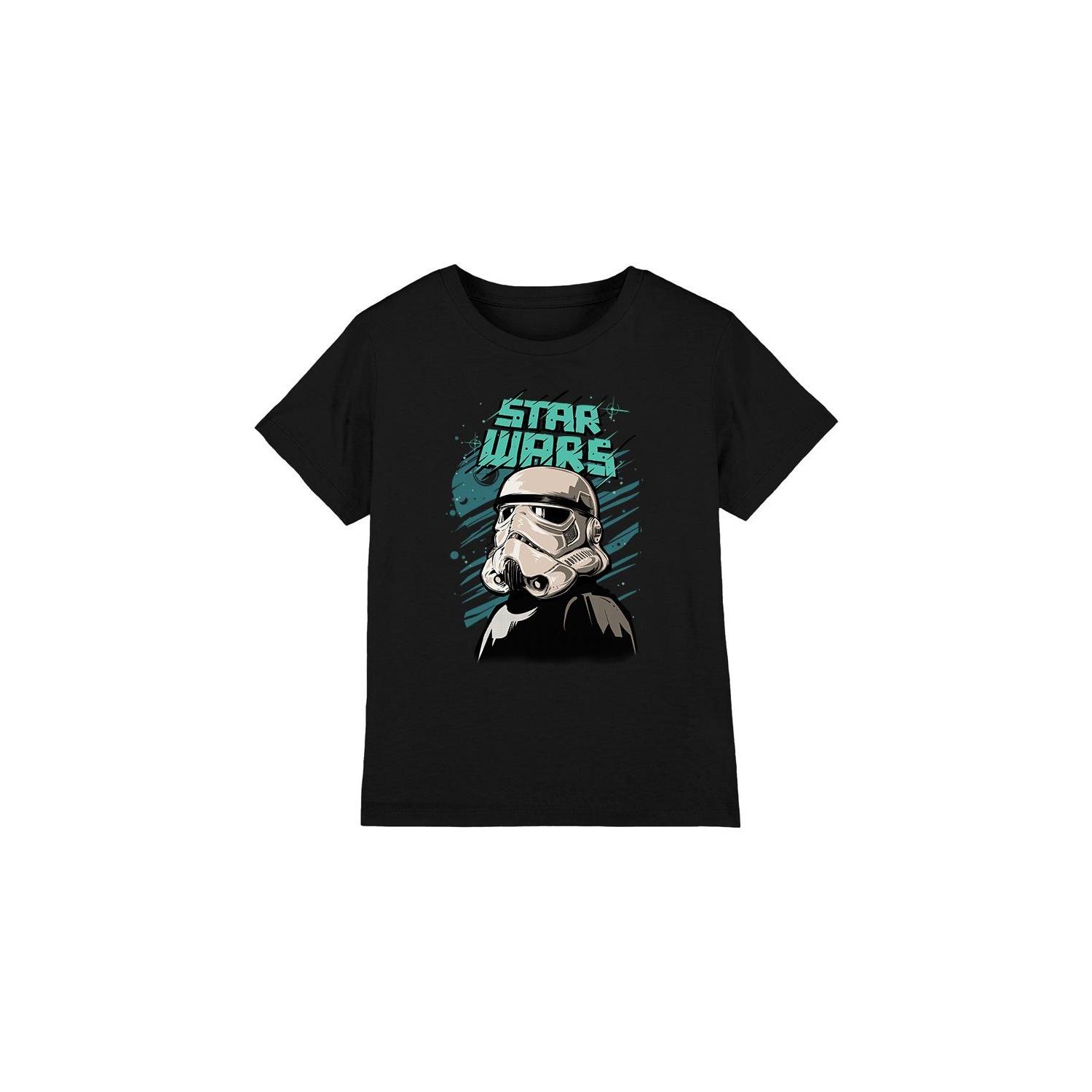 Star Wars Kinderen/Kinderen Street Glare Stormtrooper T-Shirt (Zwart)