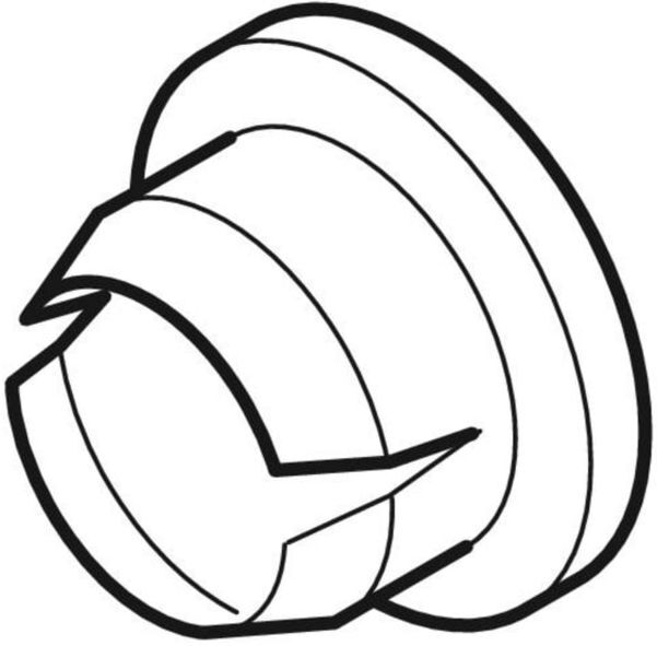 Geberit Stopfen weiß alpin (2 Stück) 816803111 weiß-alpin