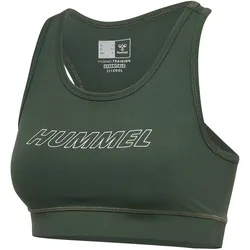 hummel hmlTE FUNDAMENTAL Sport-BH Damen 6126 - climbing ivy XS