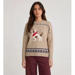 Weekend Max Mara für Damen. 2625366232650 Pavidi Strickpullover beige (M), Lässig, Wolle