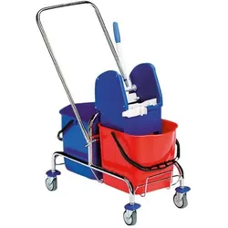 Evo-Products EVO PRODUCTS Doppelfahreimer verchromt, 2x25l, Reinigungsutensil