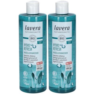 Lavera Hydro Refesh Mizellenwasser 2x 2x400 ml Flüssigkeit