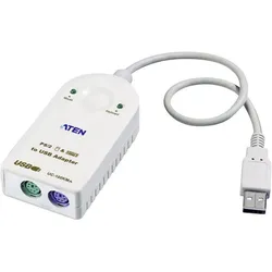 Aten UC100KMA Tastatur- / Maus-Adapter, KVM Switch, Grau