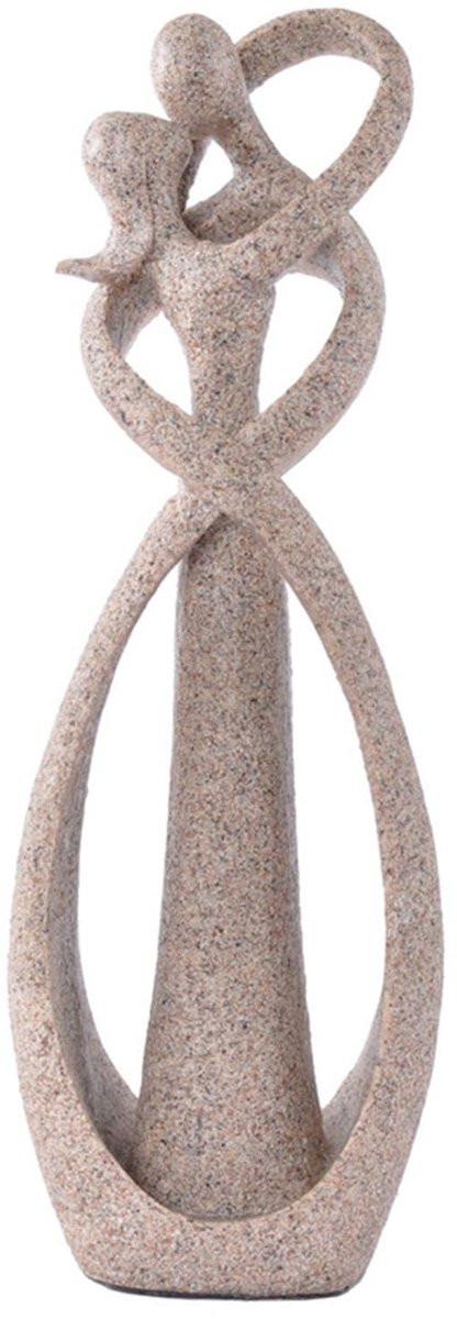 Dailygoods Modern Abstract Standbeeld - Decoratieve Polyresin Sculptuur voor Woonkamer of Kantoor