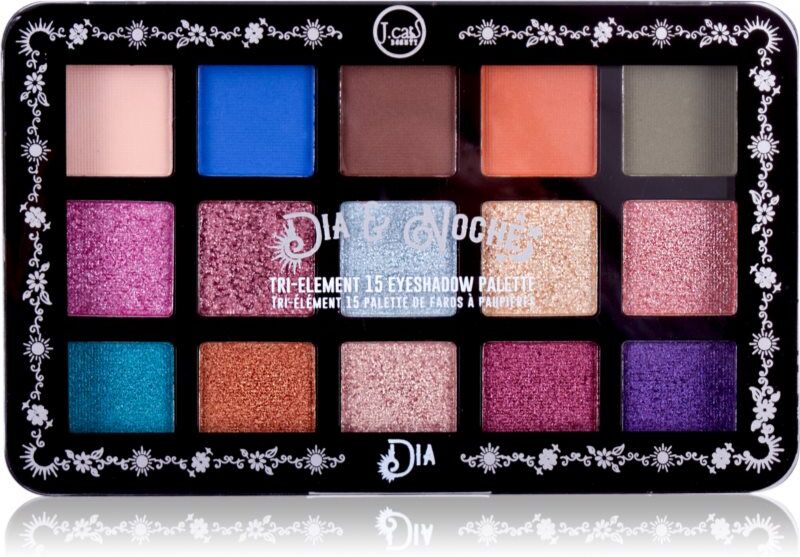 J.Cat Beauty Dia & Noche eyeshadow palette shade 101 Dia 16 g