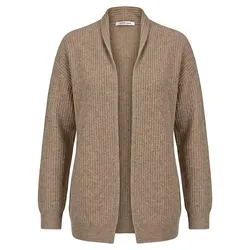 Strickjacke aus Seide und Kaschmir Peter Hahn beige, 44