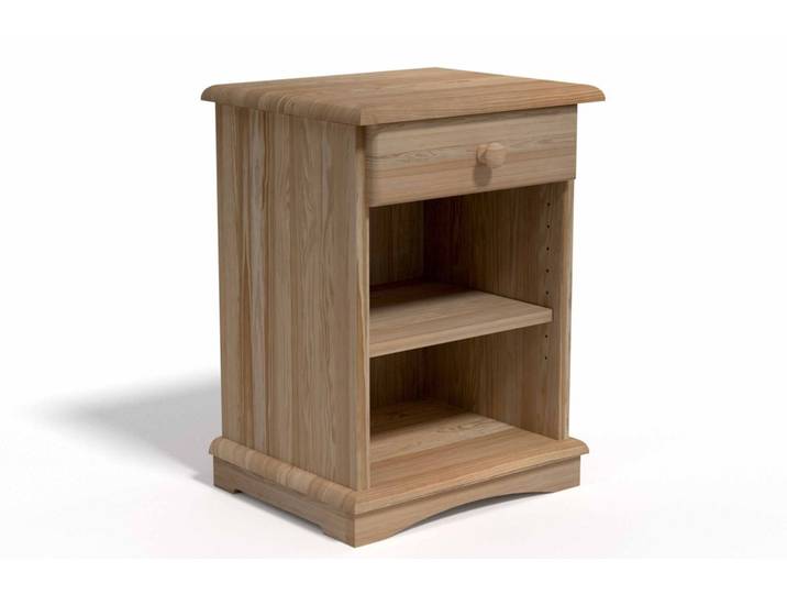 Table de chevet style rustique avec tiroir & niche RÉA