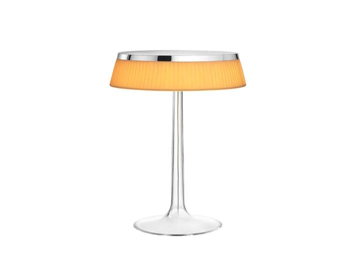 Flos Bon Jour T Tischleuchte Chrome-soft Stoffschirm