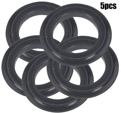 Inspire Select 5 Pcs Sink Drain Rubber Seal Gaskets Universal Replacement Washers For Basket Strainer Plugs 3.1 In