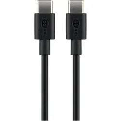 goobay USB Kabel 66318 DAT USB-C/C v2.0 1m schwarz