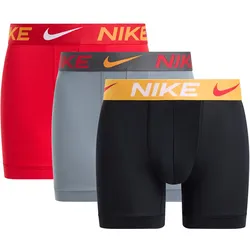 3er Pack NIKE Boxershorts Briefs Herren 647 - lava M