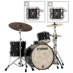 Sonor Momentum Beech GT Black Drumset 5pcs. 8x7, 10x7.75, 12x8.5, 16x15.25, 22x1... - Schlagzeug
