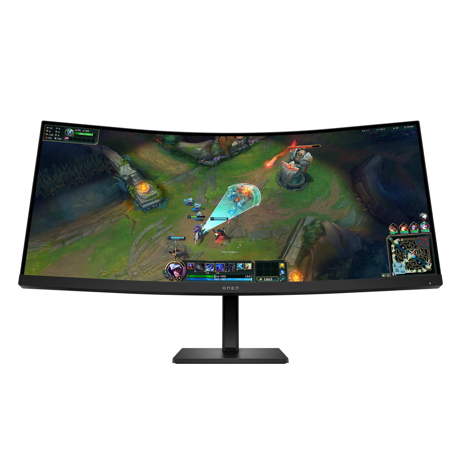 HP Inc. HP OMEN 34c G2 Gaming Monitor 86,4 cm (34 Zoll) AV4C1E9#ABB