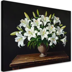 LEINWANDBILD Blumen 90x60cm