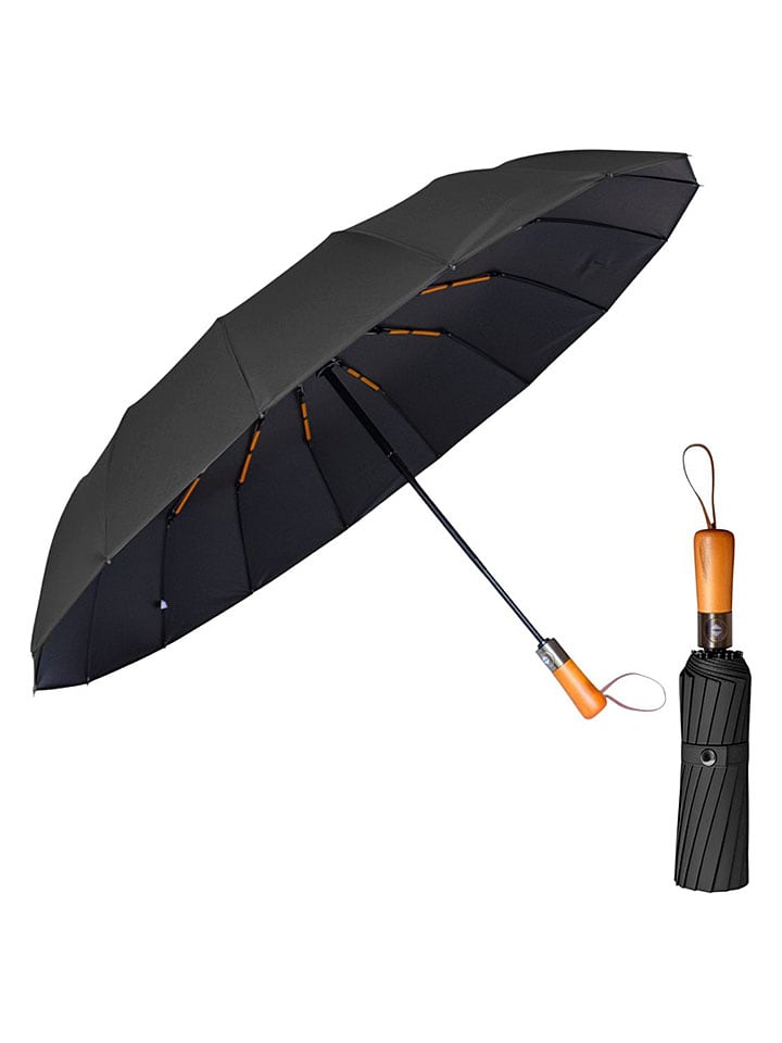 Le Monde du Parapluie Taschenschirm in Schwarz - Ø 105 cm - onesize