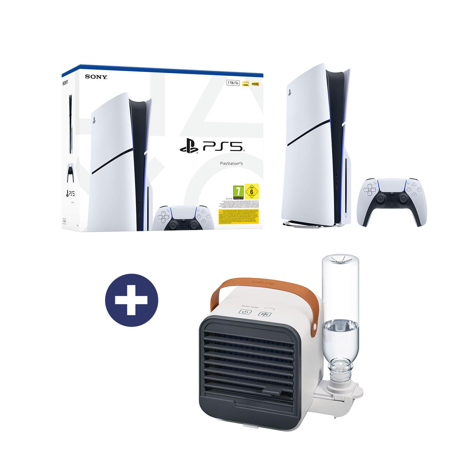 Sony PlayStation 5 Disc-Edition (E-Chassis) + Gratis Beurer Tischventilator LV50 Fresh Breeze 1000049741_68401