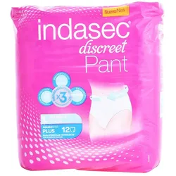 Indasec Pant Plus große Größe 12 Einheiten