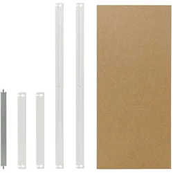 shelfplaza OFFICE 120x30 cm Fachboden-Set in lichtgrau für OFFICE Schwerlastregale mit 175 kg Traglast pro Boden