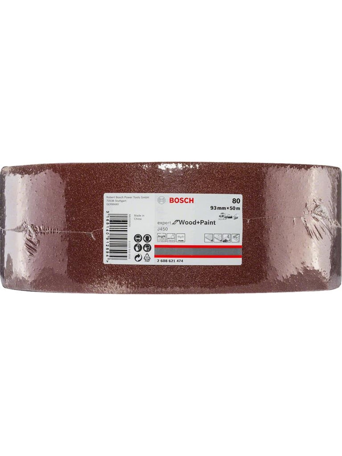 Bosch J450 Expert Sanding Roll P80 50m
