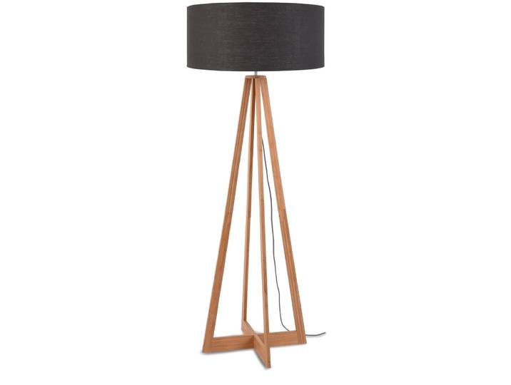 Lampadaire textile gris ø60cm