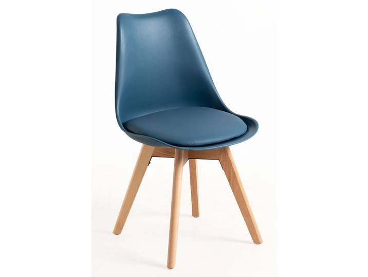 6er Set Synk Basic Stühle - Blau Öl