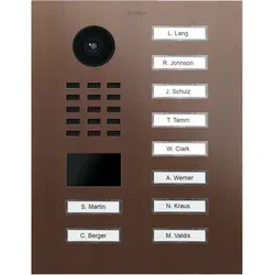 DoorBird D2210V IP Video Türsprechanlage – Echte Baubronze