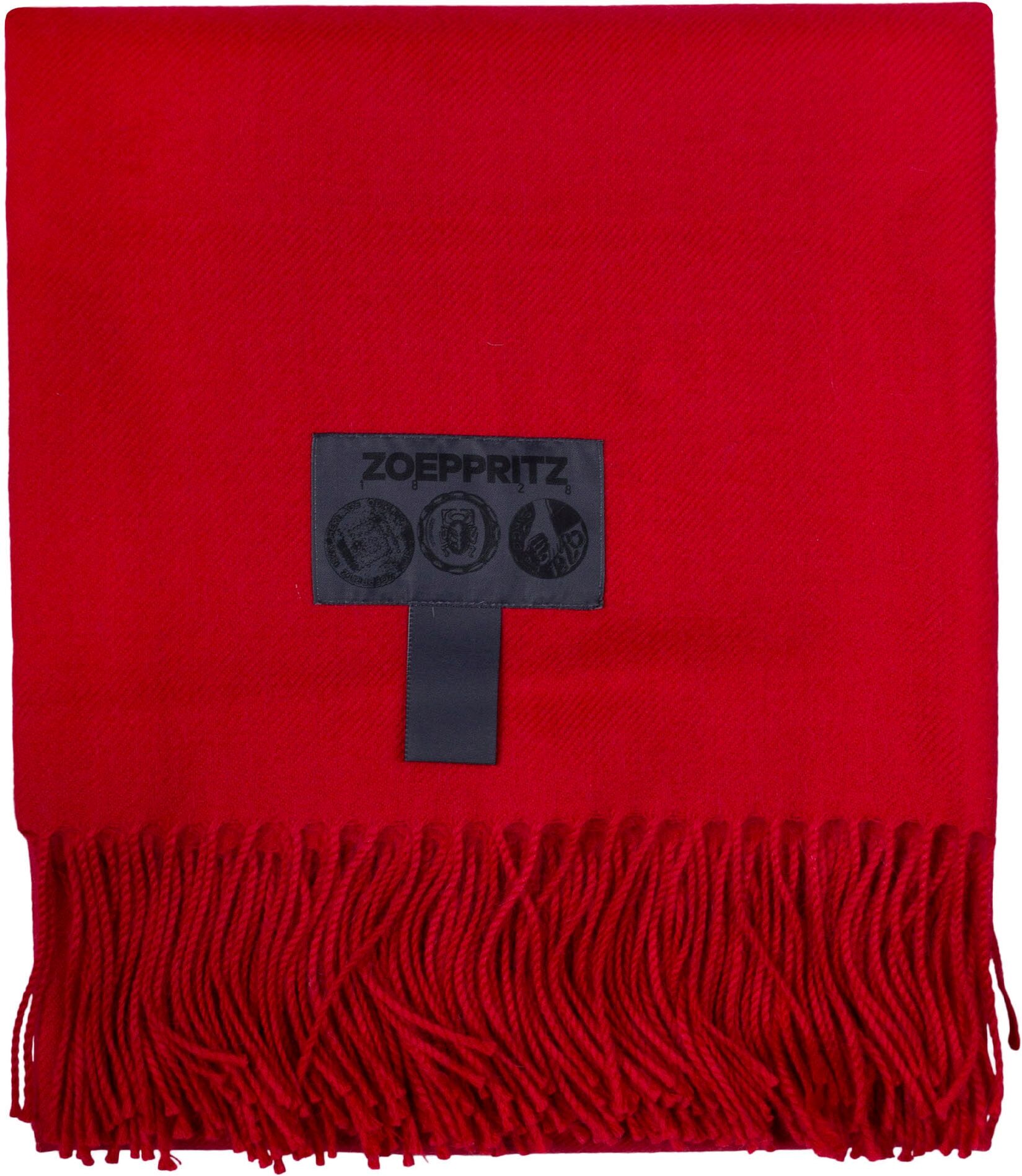Wohndecke ZOEPPRITZ1828 "Since 1828 Alpaca", rot (tomato), B:130cm L:200cm, Kamelhaar, Wohndecken, Wohndecke, Alpaca Plaid