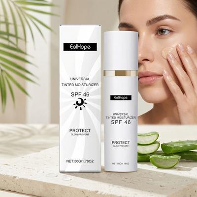 Perfect Picks Market Lightweight Body Sunscreen SPF Cream Moisturizing UV Protection Lotion For Smooth Glowing Skin 50g