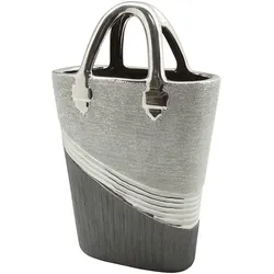 GILDE Handtasche Bridgetown H=31,5cm - grau|silber