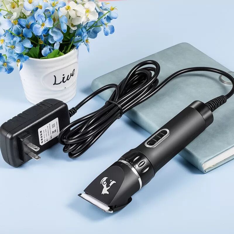 INF Kabelloser Tierhaarschneider mit Keramikklinge, einstellbarer Geschwindigkeit & EU-Stecker