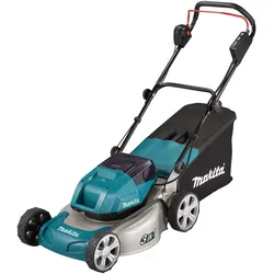 Makita Akku-Rasenmäher 2x18V / 6,0 Ah, 4 Akkus + Ladegerät DLM463PG4