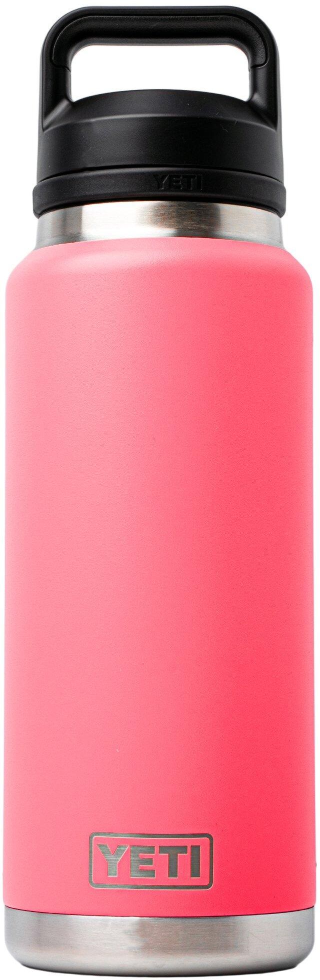 Termos Yeti Rambler Bottle 36oz Chug Cap, Tropical Pink, z nakrętką, 1 l