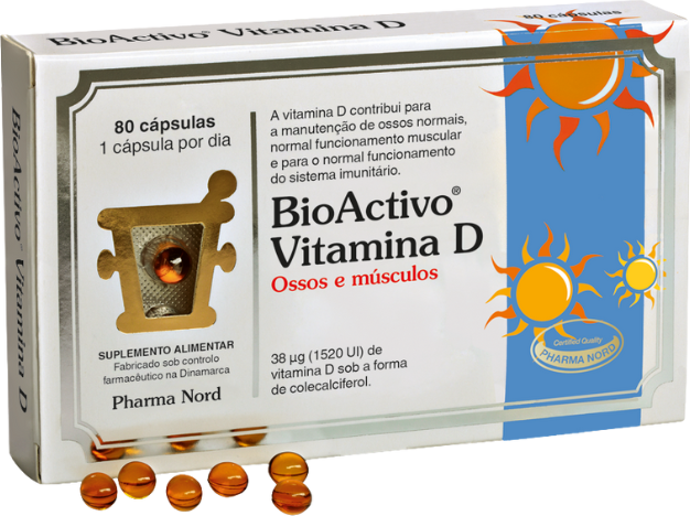 BioActivo Vitamina D 80 cápsulas