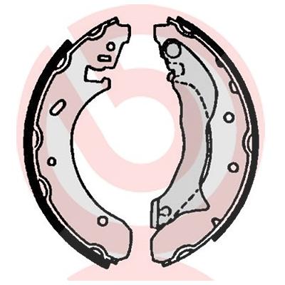 Brembo Bremsbackensatz [Hersteller-Nr. S24524] für Ford