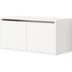 New Works Hängeschrank mit 2 Türen, 38 cm, weiß