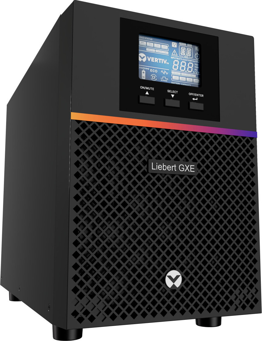 Vertiv Liebert GXE3-1000IMT UPS - 1000 VA - 900 Watt - 230 V - 8 uitgangsaansluitingen - USB