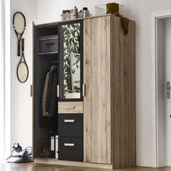 WIMEX Kleiderschrank Cariba 135 x 199 cm Holzoptik Braun Eiche