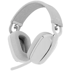 Logitech Zone Vibe 100 (Kabellos, USB-C, Google Meet, Microsoft Teams, Zoom), Office Headset, Weiss