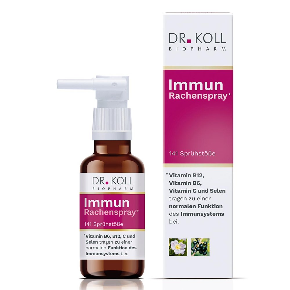 Dr. Koll Biopharm GmbH Immun Rachenspray Doktor koll Gemmo Komplex Vitamine b6 B12 18137716