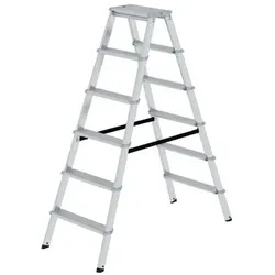 ML Stufen-Stehleiter beidseitig begehbar 2x6 Stufen