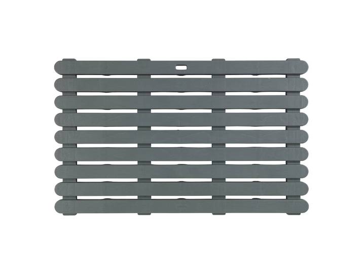 Caillebotis baignoire Lommel 80 x 3 x 50cm Gris/Gris