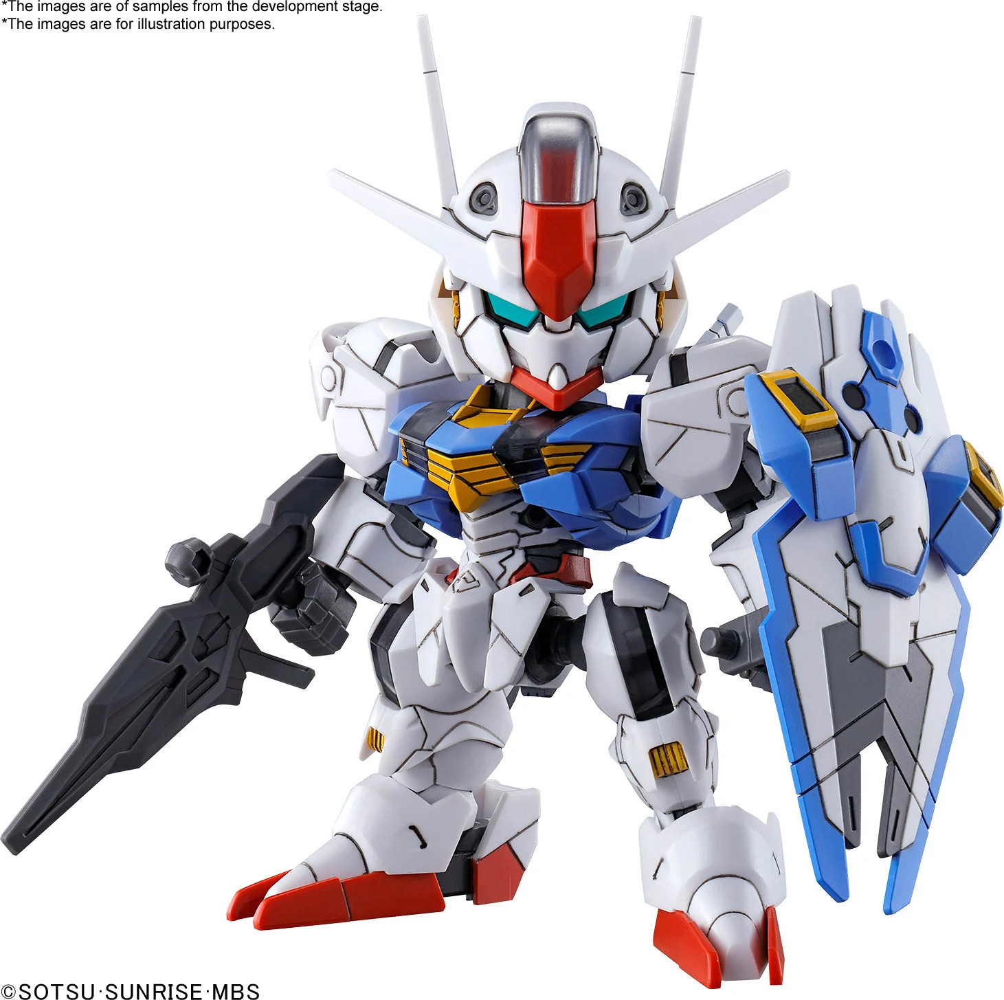 Bandai Gundam Aerial SD EX-Standard plastic modelbouwset uit The Witch from Mercury