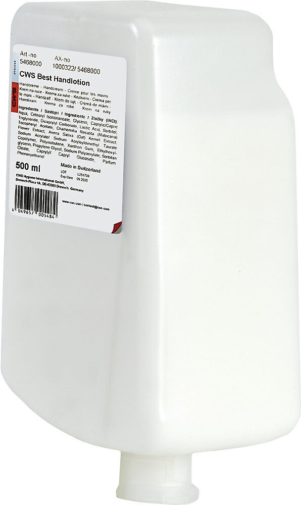 Best Handlotion, VE 12 Flaschen à 0,5 l, weiß CWS