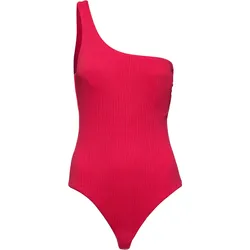 Seafolly SeaDive One Shoulder One Piece Badeanzug Damen | Gr. 40 | rot - rot