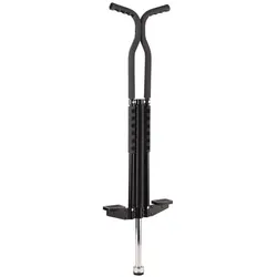 Relaxdays Pogo Stick für Kinder oder Erwachsene Schwarz,Silber